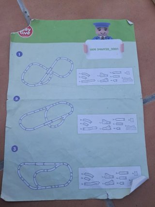 Pista Tren Madera Lidl Magnético