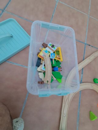 Pista Tren Madera Lidl Magnético