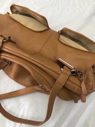 Bolso Piel Pierre Cardin Camel