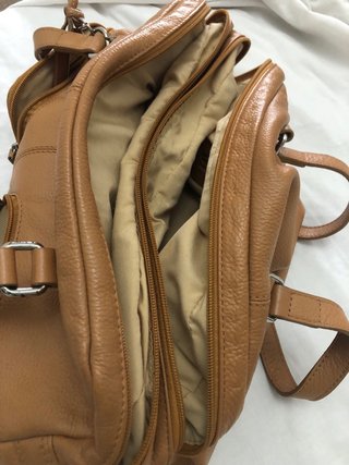 Bolso Piel Pierre Cardin Camel
