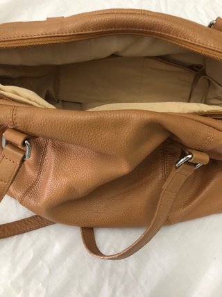 Bolso Piel Pierre Cardin Camel