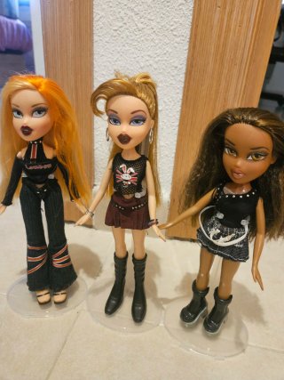 Set di tre bambole Bratz con Cloe della collezione Pretty N Punk del 2005