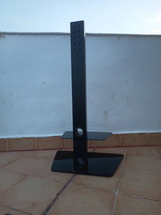 Soporte TV Mountright Negro Cristal