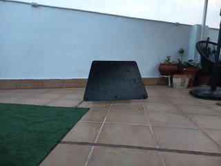 Soporte TV Mountright Negro Cristal