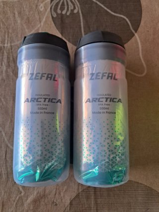 2 Bidones Ciclismo Zéfal Arctica 550ml