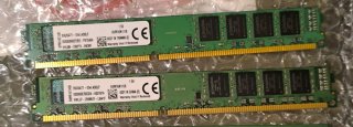 RAM 8gb Ddr3 1600mhz Kingston - Funzionante