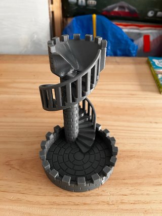 Torre de dados con escalera