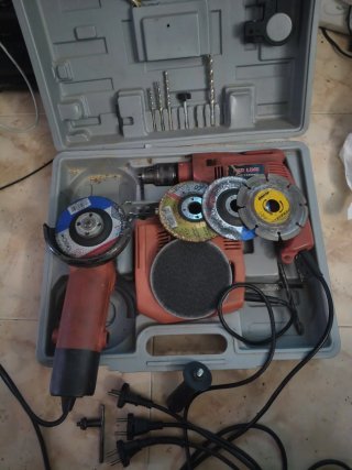 Taladro, radial y caladora