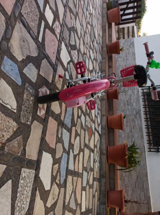 Bicicleta infantil rosa