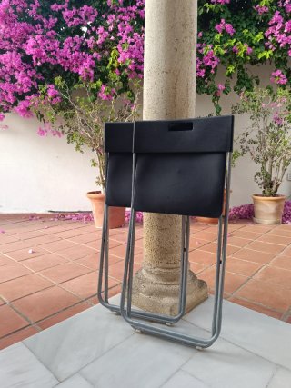 2 Sillas Plegables Terraza/Jardín