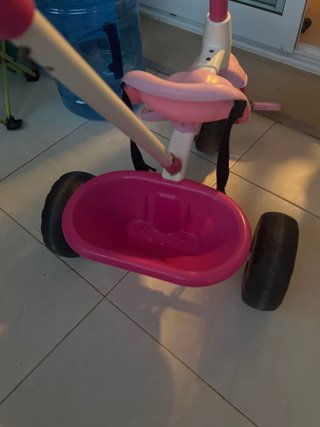 Triciclo infantil rosa