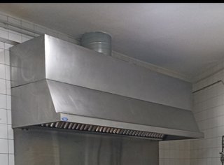 Campana extractora de cocina industrial