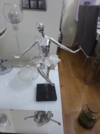 Figura Bailarina Plata