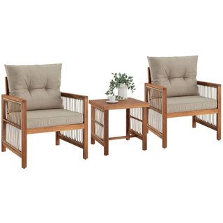 Set salottino Eivissa design a corda imbottitura XXL
