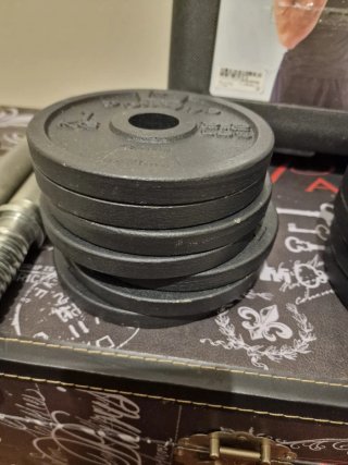 Kit Mancuernas Decathlon 20kg.