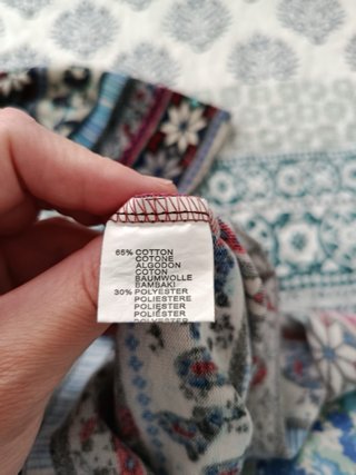 Camiseta manga larga estampada