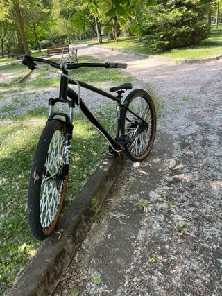 Bici de Stunt Negra