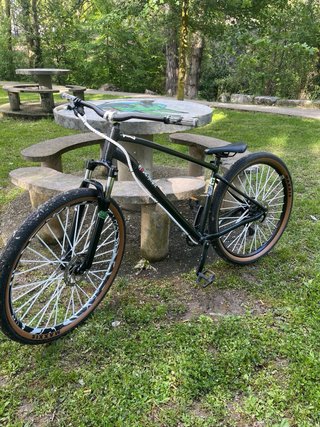 Bici de Stunt Negra