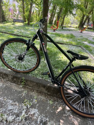 Bici de Stunt Negra