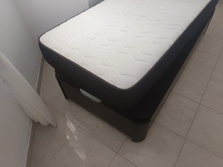 Cama canapé con arcón y colchón