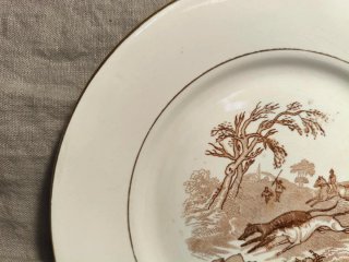 Plato llano PICKMAN, La Cartuja. Colección caza.