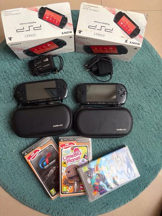 Sony PSP Street Nera + 3 Giochi + Accessori