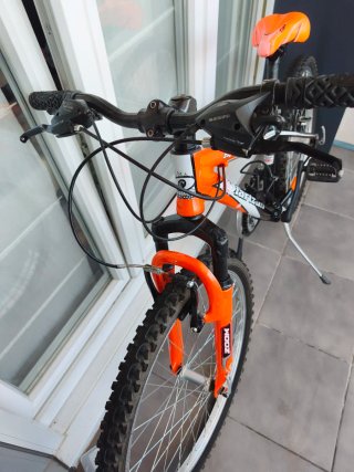 Bicicleta de Montaña Naranja