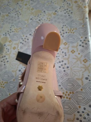Zapatos Stuart Weitzman Rosa Talla 39 Perlas