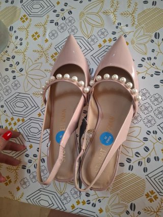 Zapatos Stuart Weitzman Rosa Talla 39 Perlas