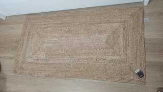Alfombra Yute Natural Rectangular medidas 80x150