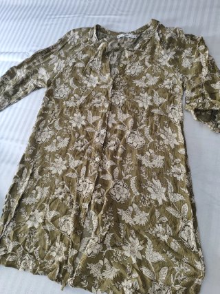 Conjunto Kaftan y Bañador Verde Lima