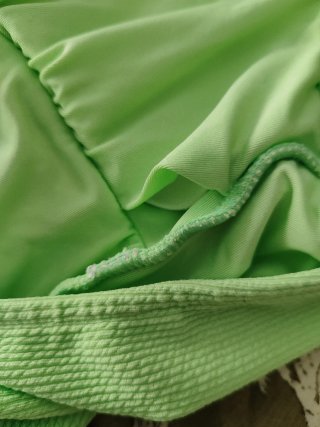 Conjunto Kaftan y Bañador Verde Lima