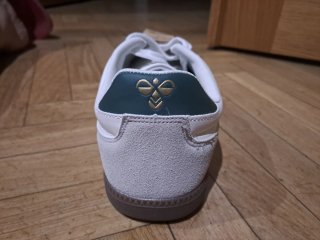 Zapatillas Hummel Blancas y Verdes