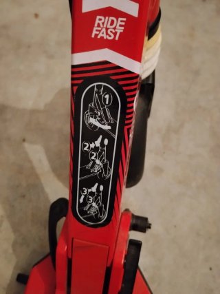 Patinete Oxelo Rojo