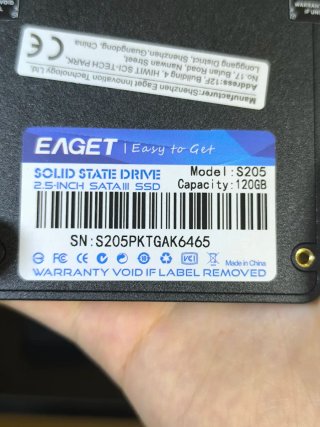 SSD Sata 120gb - Eaget - Con Garanzia