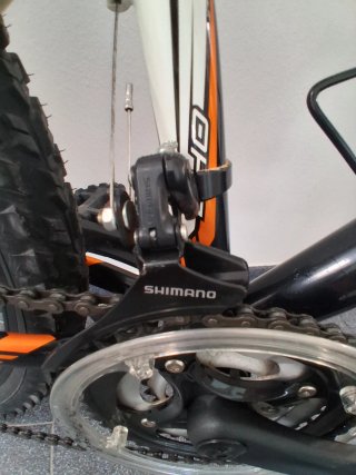Bicicleta Coluer 24 Naranja/Blanca