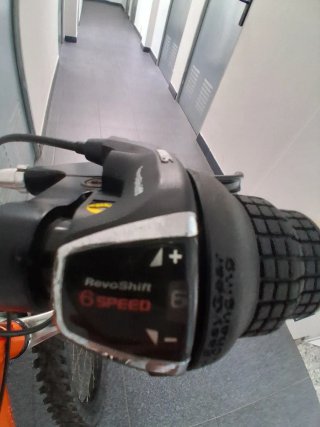 Bicicleta Coluer 24 Naranja/Blanca