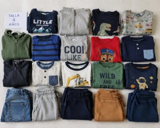 Lote Ropa Niño Talla 4 Años Invierno