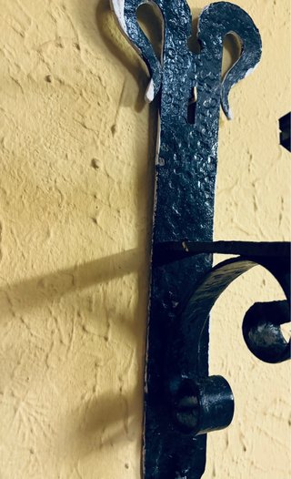 APLIQUE ANTIGUO HIERRO FORJADO
