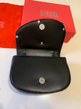 Borsa Diesel Nero e Argento Nuova