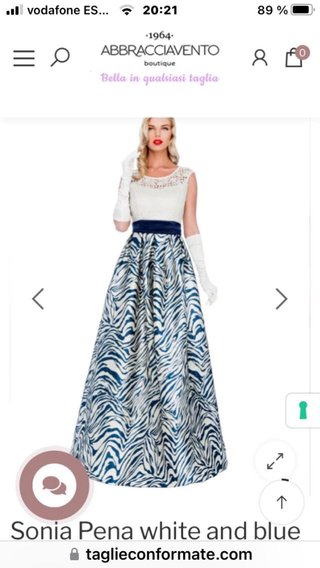 Vestido Sonia Peña Talla Única