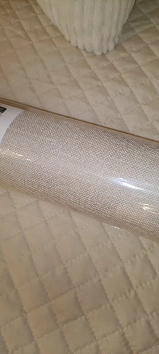 Papel pintado TNT efecto lino beige
