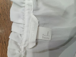 Blusa H&M blanca sin mangas