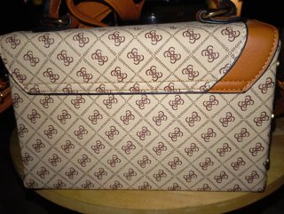 Bolso y zapatos mujer beige/marrón