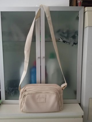 Bolso y zapatos mujer beige/marrón