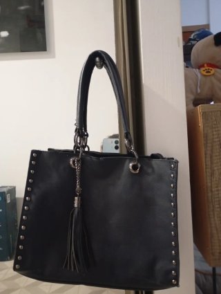 Bolso y zapatos mujer beige/marrón