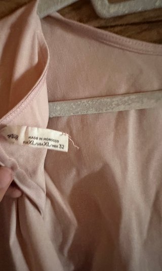 Vestido rosa palo Inditex Talla XL