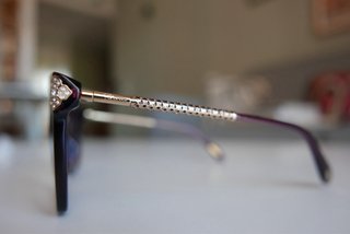 Occhiali da sole Chopard viola e oro