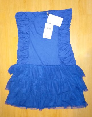 Vestido fiesta azul NAF NAF talla L