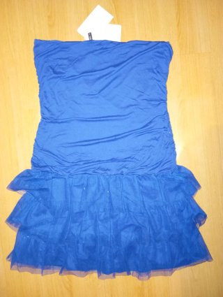 Vestido fiesta azul NAF NAF talla L